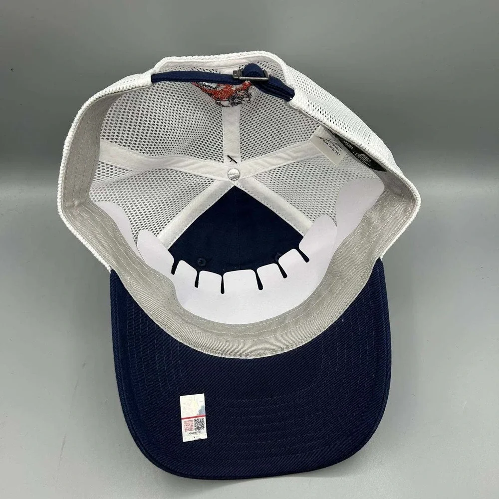 Nike Club Auburn Tigers Trucker Hat Men Blue White Strap Back Cap Cotton New